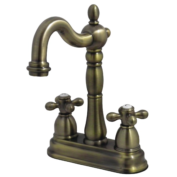 Bar Faucet W/out Pop-Up Rod, Antique Brass